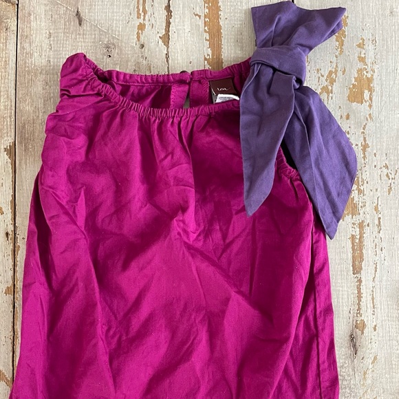 Tea Collection shoulder bow dress - 4 - Picture 1 of 2